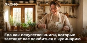 Обложка статьи про кулинарные книги: 5 секретов вкусных ужинов и радости на кухне после тяжелого дня